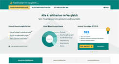 Desktop Screenshot of kreditkarten-im-vergleich.org